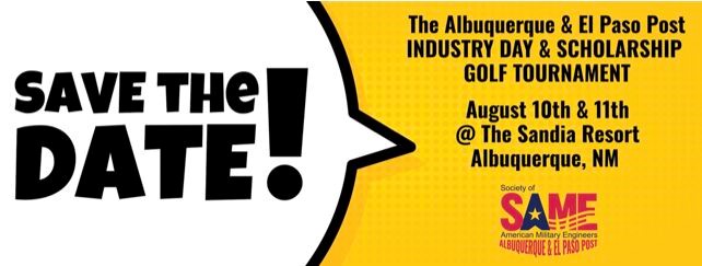 Save the Date! The Albuquerque & El Paso Post Industry Day & Scholarship Golf Tournament Aug. 10-11 at the Sandia Resort Albuquerque NM